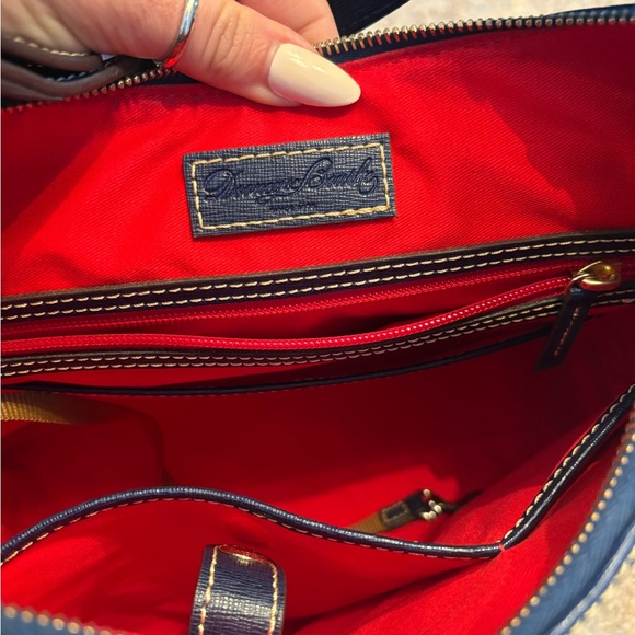 Dooney & Bourke Saffiano Leather Hobo Marine - Picture 3 of 6